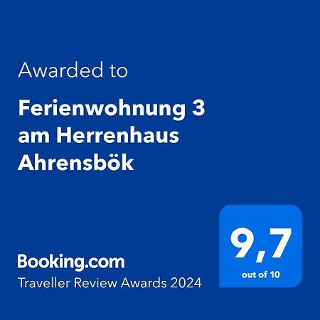 Ferienwohnung 3 Am Herrenhaus Ahrensboek Ahrensbok Экстерьер фото